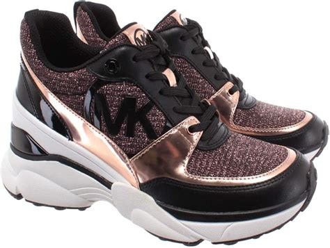 michael kors sneaker carter|Michael Kors rose gold trainers.